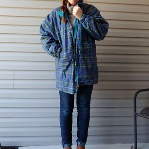 Flannel Grunge Vintage Jacket, large